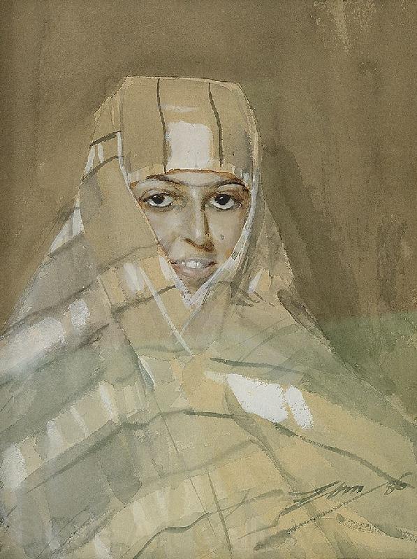 Anders Zorn Bedouin Girl Norge oil painting art